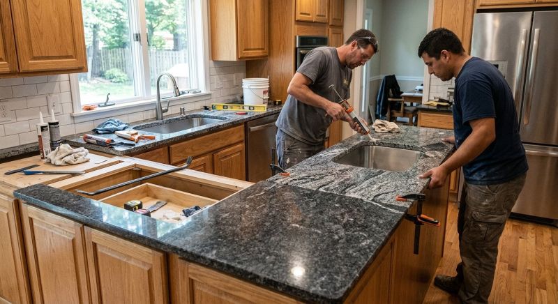 Granite Installation in Lake County, IL